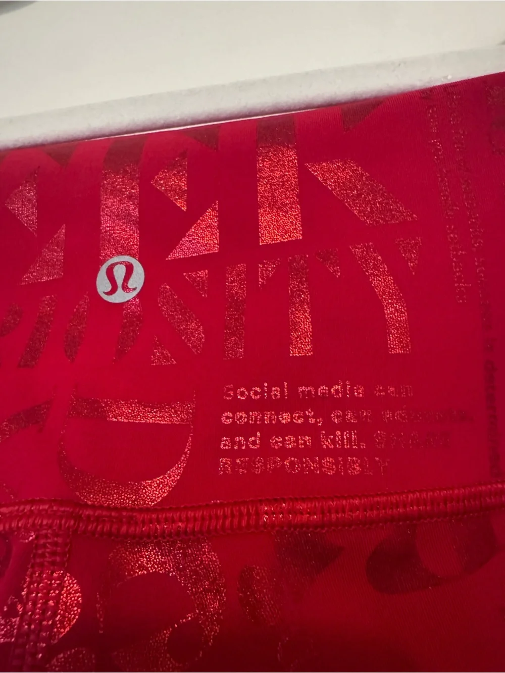 Lululemon Wunder Under High-Rise *Full-On Luxtreme Manifesto 20YR Manifesto 25”